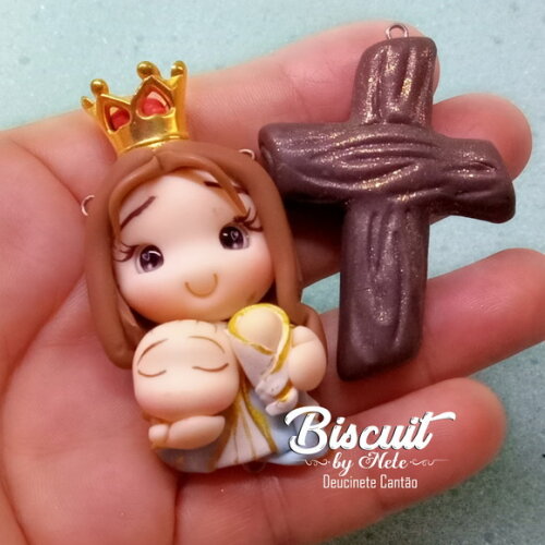 Kit Entremeios Nossa Senhora da Cabeça em Biscuit