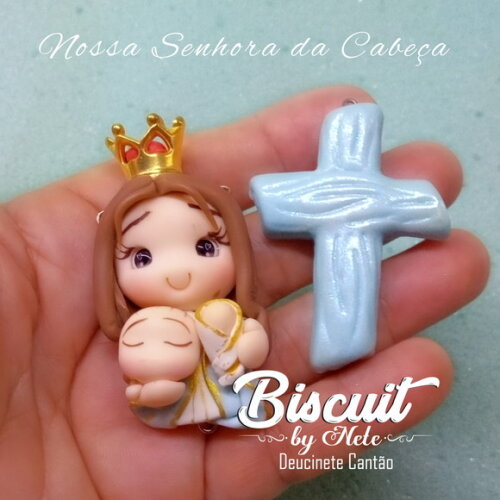 Kit Entremeios Nossa Senhora da Cabeça em Biscuit