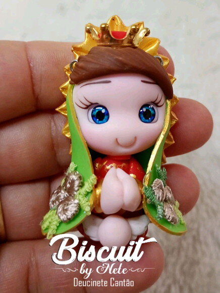 Kit Entremeios Nossa Senhora de Guadalupe em Biscuit