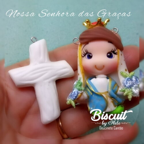 Kit Entremeios Nossa Senhora das Graças em Biscuit