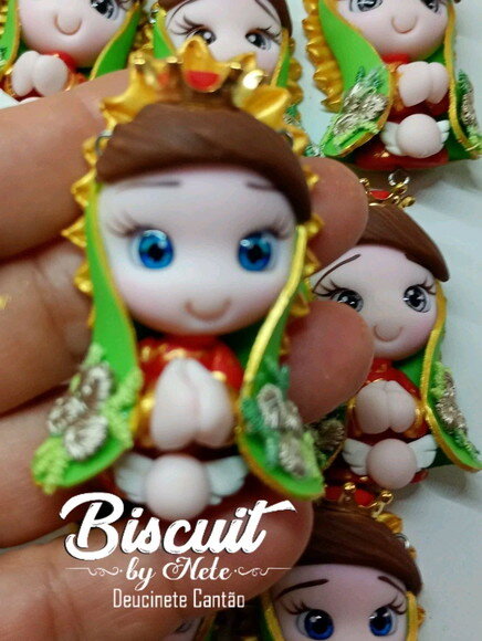 Kit Entremeios Nossa Senhora de Guadalupe em Biscuit