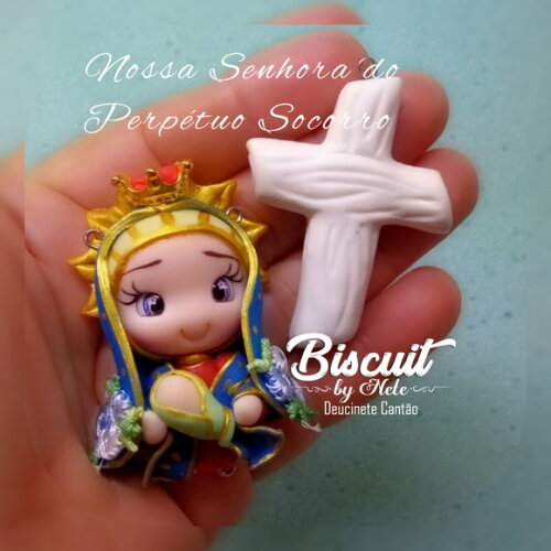 Kit Entremeios Nossa Senhora do Perpétuo Socorro em Biscuit
