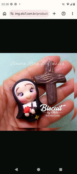 Kit Entremeios Santa Rita em Biscuit