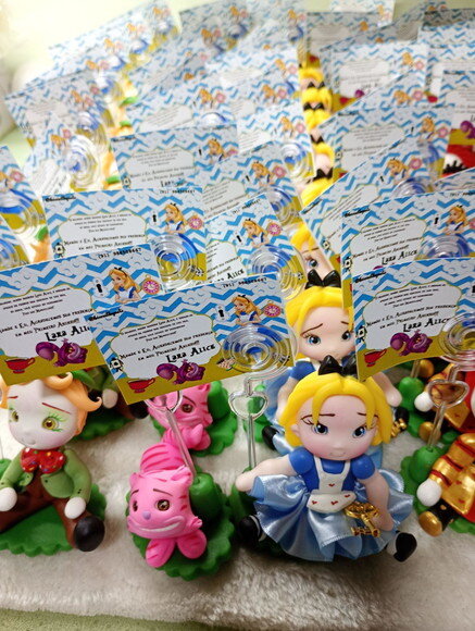 Kit Festa Alice no Pais das Maravilhas em Biscuit