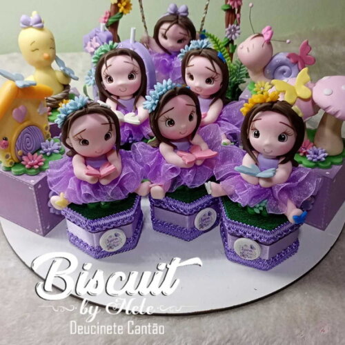 Kit Festa Jardim Encantado em Biscuit