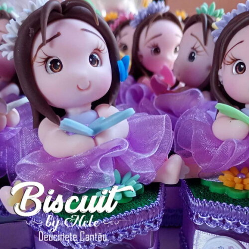 Kit Festa Jardim Encantado em Biscuit