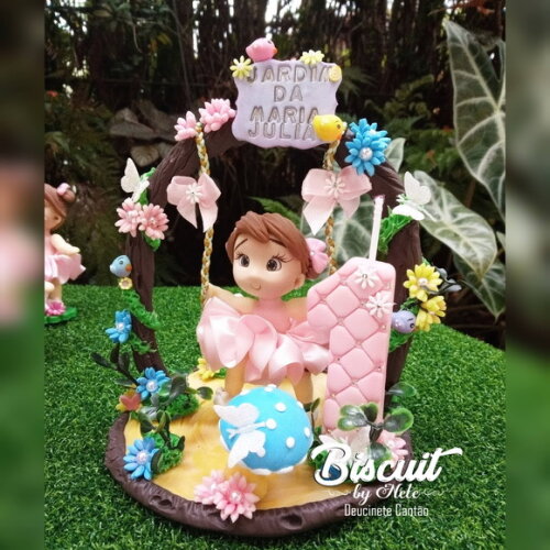 Kit Festa Jardim Encantado em Biscuit