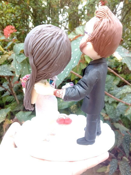 Noivinhos Personalizados Em Biscuit Casamento Civil