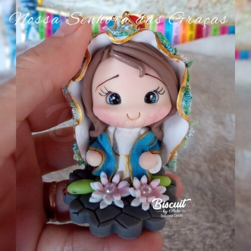 Nossa Senhora das Graças em Biscuit para Oratório