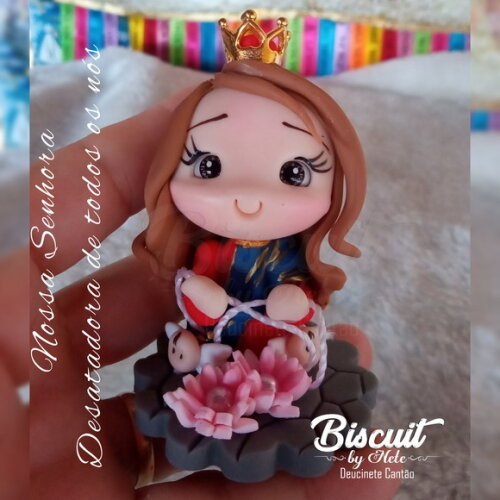 Nossa Senhora Desatadora de Todos os Nós em Biscuit
