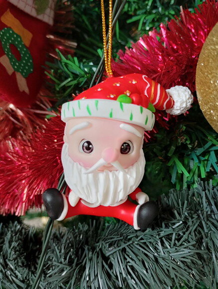 Pingentes Papai Noel em Biscuit