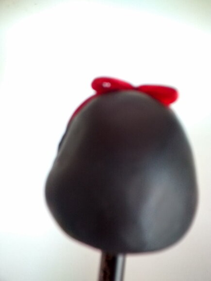 Ponteira de Lápis Branca de Neve em Biscuit