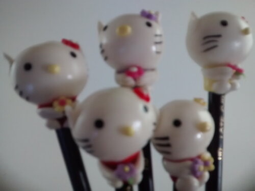 Ponteira de Lápis em Biscuit Hello Kit