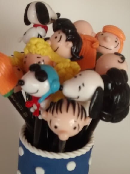 Ponteira de Lápis Turma do Snoopy