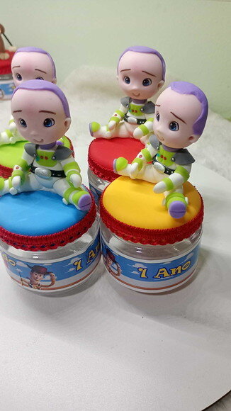 Potinhos Buzz Lightyear - Toy Story em Biscuit