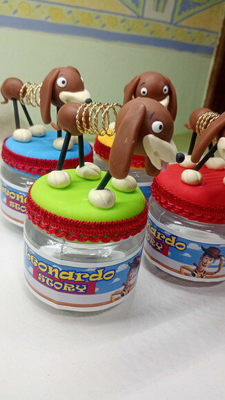 Potinhos Slinky Cachorro Mola - Toy Story em Biscuit
