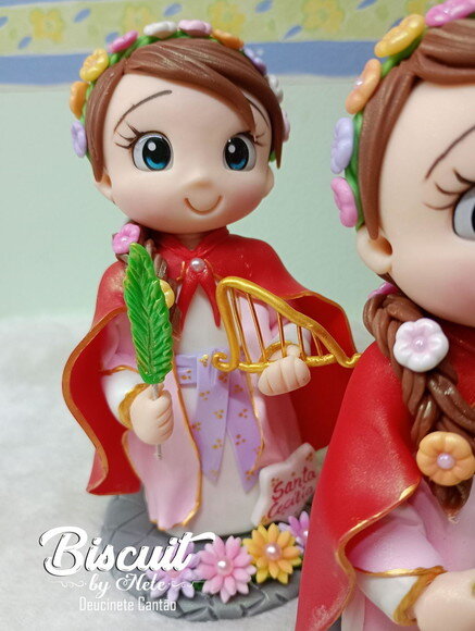 Santa Cecília em Biscuit