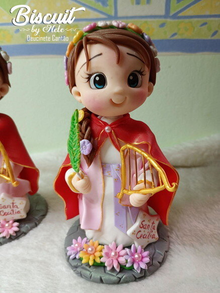 Santa Cecília em Biscuit