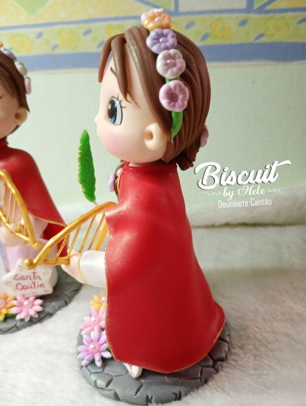Santa Cecília em Biscuit