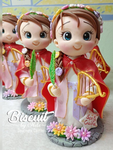 Santa Cecília em Biscuit