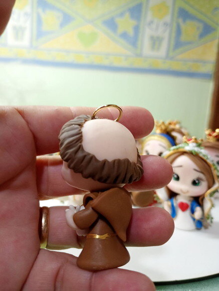 Santo Antônio em Biscuit para Oratório