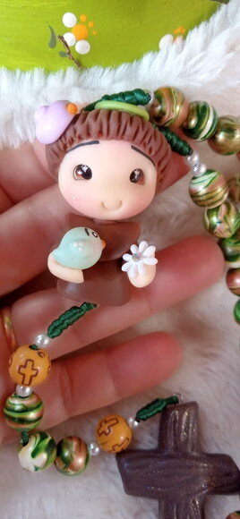 Terço de São Francisco de Assis em Biscuit