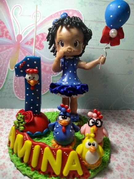 Topo de Bolo Galinha Pintadinha