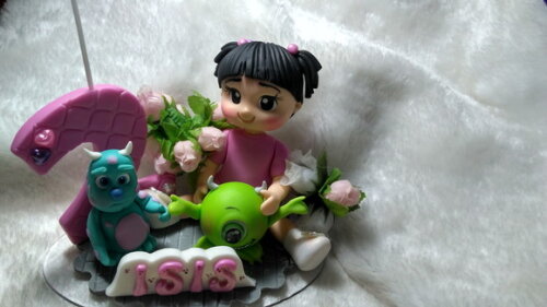 Topo De Bolo Menina Monsters S/a