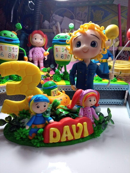 Topo de Bolo Umizoomi em Biscuit