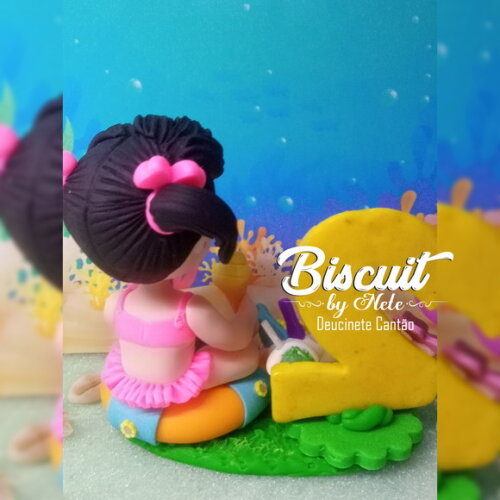 Topo Praia em Biscuit