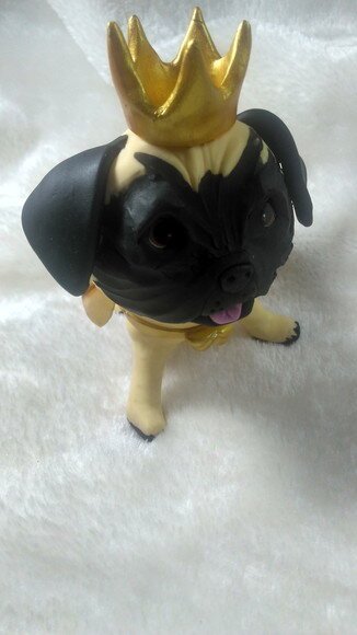 Toy Colecionável Princesa Pug