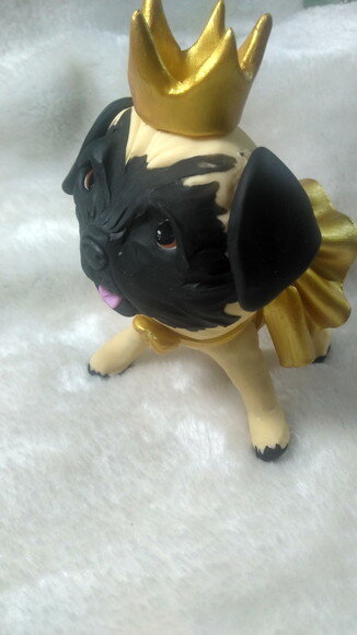 Toy Colecionável Princesa Pug