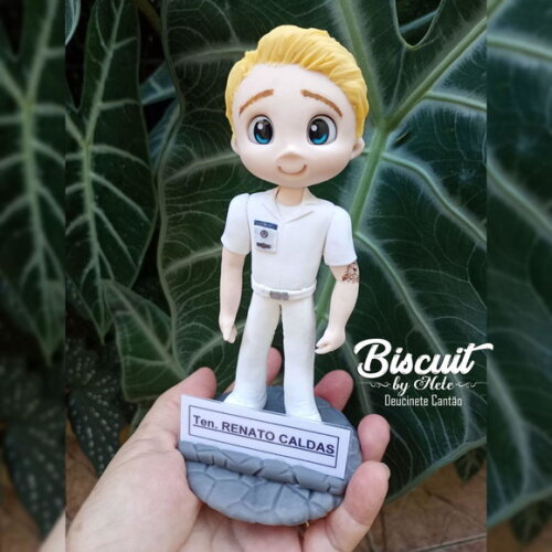 Toy Colecionável Tenente em Biscuit