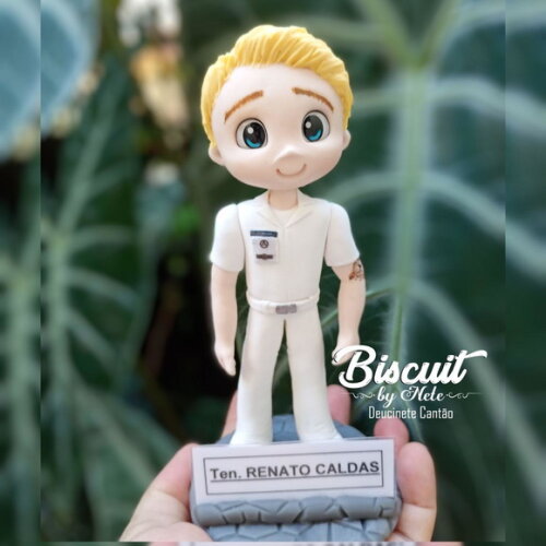 Toy Colecionável Tenente em Biscuit