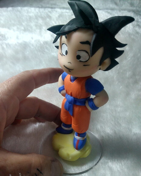 Toy Goku Dragon Ball em Biscuit