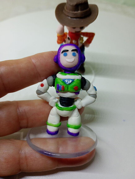 Toy Mini Buzz - Toy Story em Biscuit
