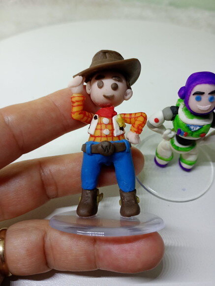 Toy Mini Buzz - Toy Story em Biscuit