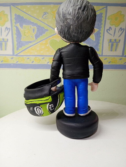Toy Motoqueiro em Biscuit