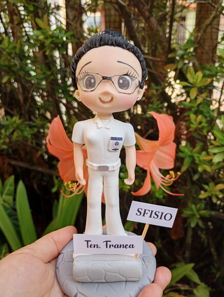 Toy Tenente da Aeronáutica em Biscuit