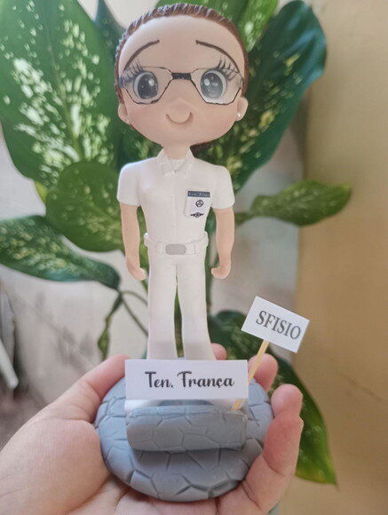 Toy Tenente da Aeronáutica em Biscuit