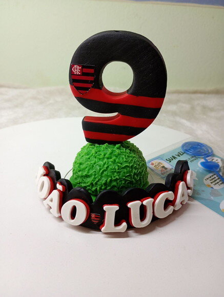 Vela Futebol em Biscuit