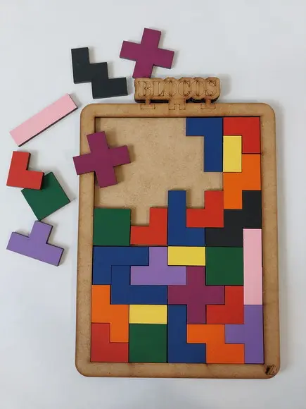 Jogo Blocos Tetris Grande