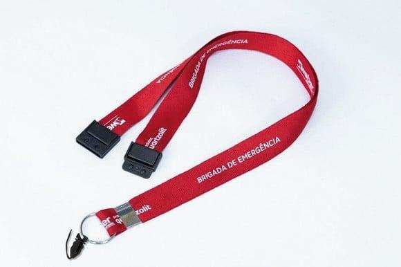 150 Cordões De 20mm Argola, Ponteira E Trava De Segurança