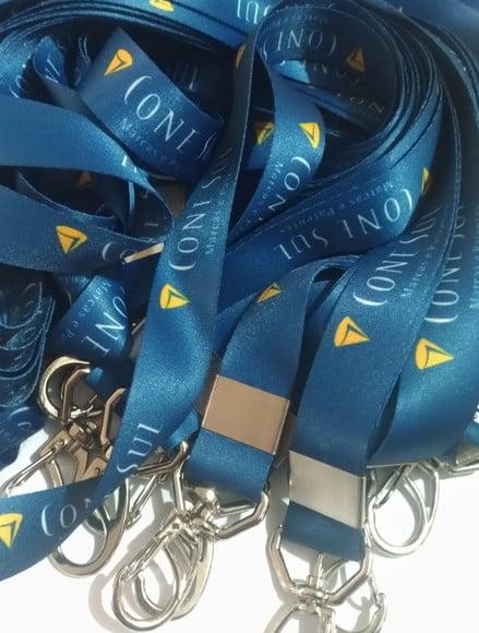 50 Cordões Personalizados 20mm C/mosquete