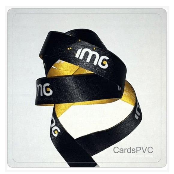 50 Cordões Personalizados com Roller Clips