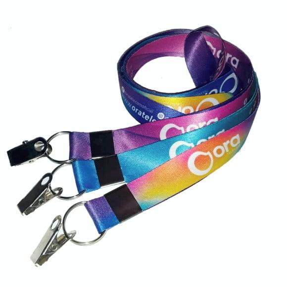 Kit 25 Crachás e 25 Cordões 20mm