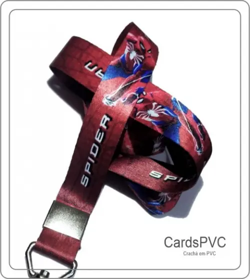 01 cordão Homem Aranha