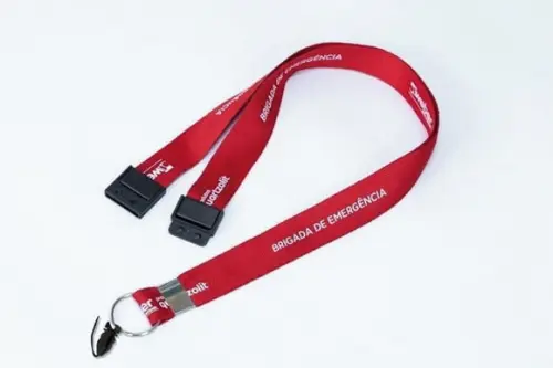 150 Cordões De 20mm Argola, Ponteira E Trava De Segurança