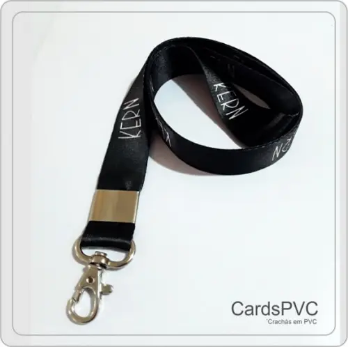 20 cordões personalizados 20mm argola e jacare