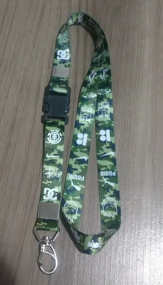 25 cordões chaveiro 20mm Personalizado com a sua marca
